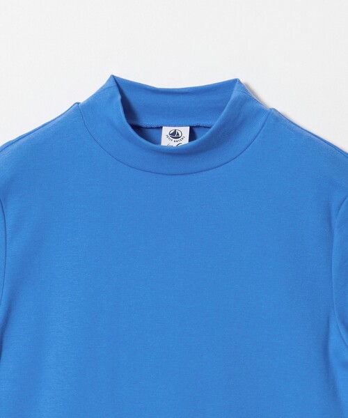 PETIT BATEAU(プチバトー)の「【別注】<PETIT BATEAU for 6>モックネック Tシャツ(Tシャツ/カットソー・レディース・コバルトブルー/ダークオレンジ/ブラック・FREE)」の6枚目の写真