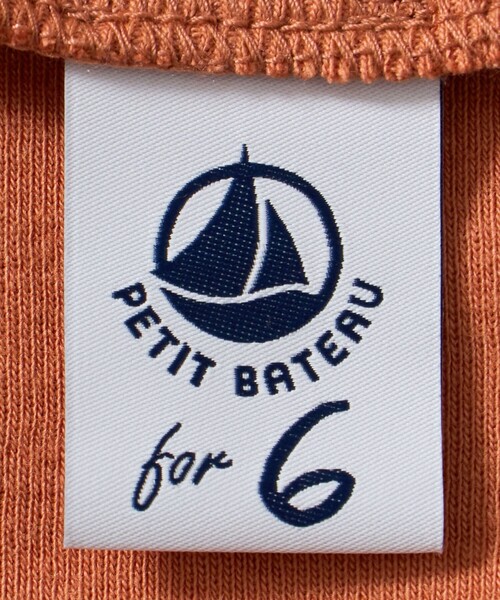PETIT BATEAU(プチバトー)の「【別注】<PETIT BATEAU for 6>モックネック Tシャツ(Tシャツ/カットソー・レディース・コバルトブルー/ダークオレンジ/ブラック・FREE)」の17枚目の写真