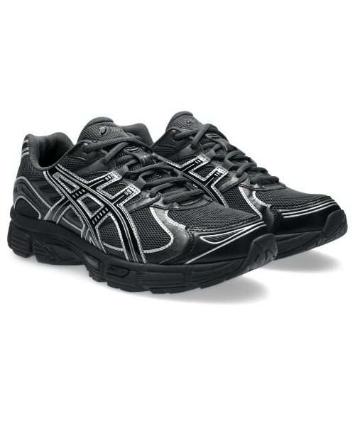 ASICS(アシックス)の「GEL-STRATUS MC / ゲルストラタス エムシー(スニーカー・メンズ・ブラック×シルバー・26.5/28/24.5/25.5/27/23/29/22.5/24/27.5/25/28.5/26/23.5)」の1枚目の写真