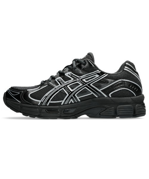 ASICS(アシックス)の「GEL-STRATUS MC / ゲルストラタス エムシー(スニーカー・メンズ・ブラック×シルバー・26.5/28/24.5/25.5/27/23/29/22.5/24/27.5/25/28.5/26/23.5)」の2枚目の写真