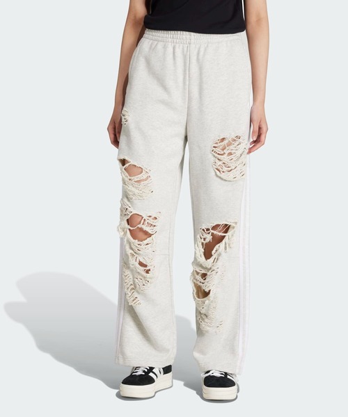 adidas(アディダス)の「adidas Originals ダメージ加工 ジョガー / アディダスオリジナルス adidas Originals(その他パンツ・レディース・グレー・LARGE/XX-LARGE/3XL/X-SMALL/X-LARGE/MEDIUM/SMALL)」の1枚目の写真