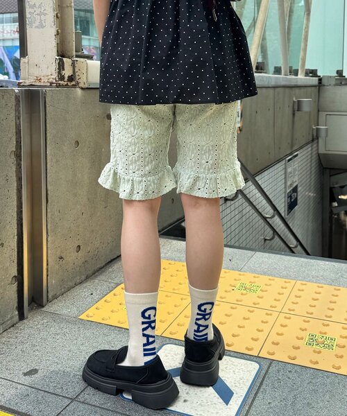 CIAOPANIC(チャオパニック)の「(2サイズ展開)ストレッチレースカプリパンツ/バイカー(その他パンツ・レディース・ミント/オフホワイト/ブラック・0/1)」の18枚目の写真