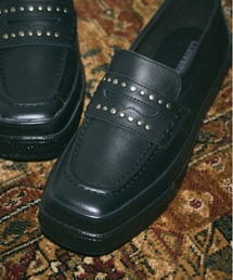 CONVERSE コンバース AS SQUARETOE LOAFER SA オールスター スクエアトウ ローファー SA 31318480 BLACK