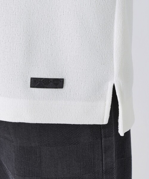 BLACK LABEL CRESTBRIDGE(ブラックレーベル・クレストブリッジ)の「ショルダーチェックスキッパーポロシャツ(ポロシャツ・メンズ・オフホワイト/チャコールグレー/グリーン系その他・XL/L/M)」の6枚目の写真