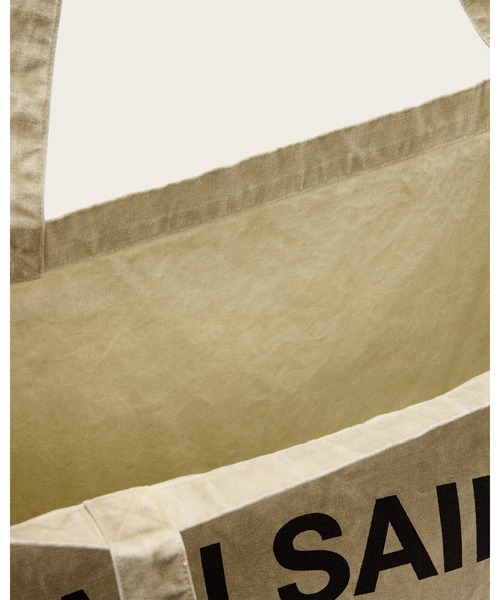 ALLSAINTS（オールセインツ）の「UNDERGROUND LOGO PRINTED TOTE BAG | アンダーグラウンド ロゴ プリント トート バッグ（トートバッグ・メンズ・ブラウン・ONE SIZE）」の2枚目の写真