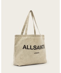ALLSAINTS（オールセインツ）の「UNDERGROUND LOGO PRINTED TOTE BAG | アンダーグラウンド ロゴ プリント トート バッグ（トートバッグ）」