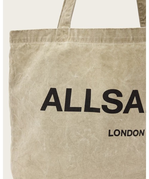 ALLSAINTS（オールセインツ）の「UNDERGROUND LOGO PRINTED TOTE BAG | アンダーグラウンド ロゴ プリント トート バッグ（トートバッグ・メンズ・ブラウン・ONE SIZE）」の5枚目の写真