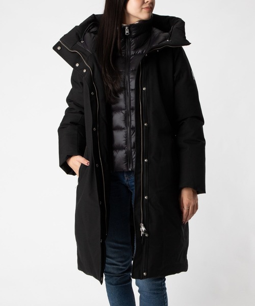 Mackage(マッカージュ)の「【Mackage / マッカージュ】SHILOH-NF / シロ NF フーデッド ショート ダウンジャケット(ダウンジャケット/コート・レディース・ブラック・X-SMALL)」の1枚目の写真