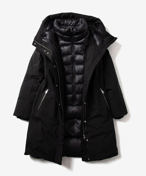 Mackage(マッカージュ)の「【Mackage / マッカージュ】SHILOH-NF / シロ NF フーデッド ショート ダウンジャケット(ダウンジャケット/コート・レディース・ブラック・X-SMALL)」の6枚目の写真