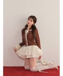 M me eme（エムミーエメ）の「Noble boxy lace collar tops(eme11110)（ニット/セーター）」