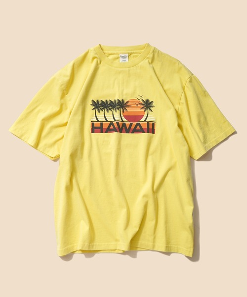 BENCH'S SELECT(ベンチセレクト)の「〈Green Flash〉HAWAII SUNSET TEE(Tシャツ/カットソー・メンズ・ホワイト/イエロー/サックスブルー/レッド/ネイビー・SMALL/MEDIUM/LARGE/X-LARGE)」の5枚目の写真