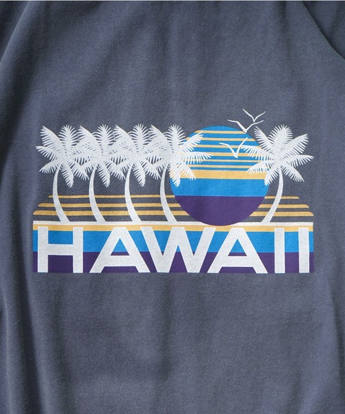 BENCH'S SELECT(ベンチセレクト)の「〈Green Flash〉HAWAII SUNSET TEE(Tシャツ/カットソー・メンズ・ホワイト/イエロー/サックスブルー/レッド/ネイビー・SMALL/MEDIUM/LARGE/X-LARGE)」の7枚目の写真