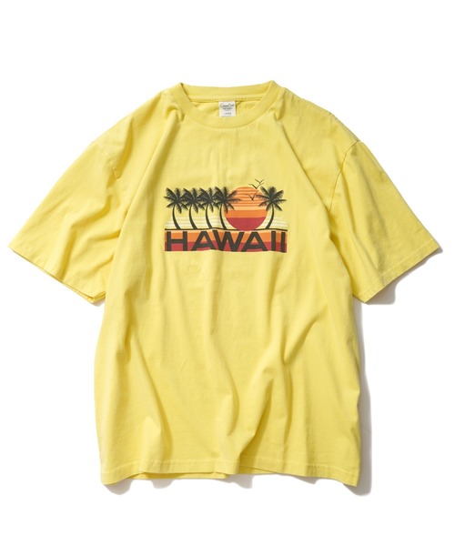 BENCH'S SELECT(ベンチセレクト)の「〈Green Flash〉HAWAII SUNSET TEE(Tシャツ/カットソー・メンズ・ホワイト/イエロー/サックスブルー/レッド/ネイビー・SMALL/MEDIUM/LARGE/X-LARGE)」の11枚目の写真