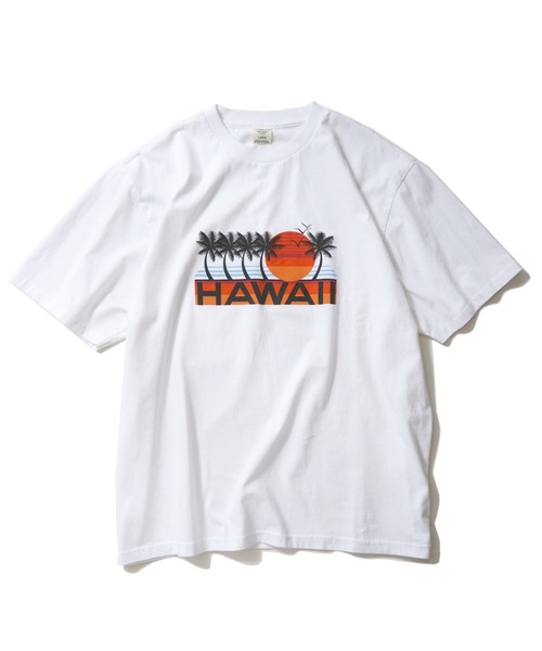 BENCH'S SELECT(ベンチセレクト)の「〈Green Flash〉HAWAII SUNSET TEE(Tシャツ/カットソー・メンズ・ホワイト/イエロー/サックスブルー/レッド/ネイビー・SMALL/MEDIUM/LARGE/X-LARGE)」の12枚目の写真