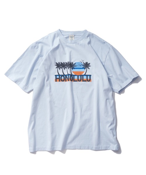 BENCH'S SELECT(ベンチセレクト)の「〈Green Flash〉HAWAII SUNSET TEE(Tシャツ/カットソー・メンズ・ホワイト/イエロー/サックスブルー/レッド/ネイビー・SMALL/MEDIUM/LARGE/X-LARGE)」の13枚目の写真