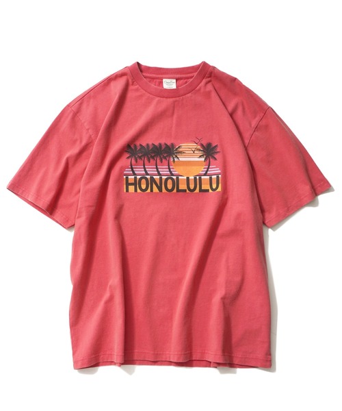 BENCH'S SELECT(ベンチセレクト)の「〈Green Flash〉HAWAII SUNSET TEE(Tシャツ/カットソー・メンズ・ホワイト/イエロー/サックスブルー/レッド/ネイビー・SMALL/MEDIUM/LARGE/X-LARGE)」の15枚目の写真