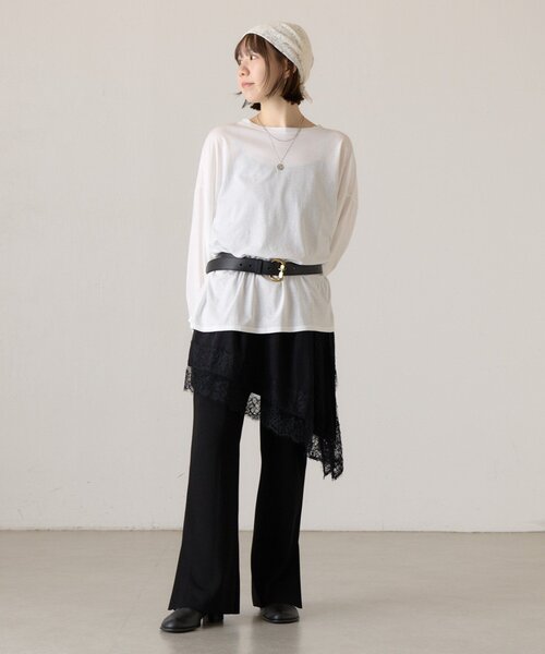 BEARDSLEY(ビアズリー)の「レース2WAYキャミ《FRIPIER》(キャミソール・レディース・ブラック・FREE)」の20枚目の写真