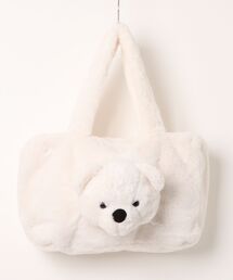 【SALON de RUBAN / サロン ド ルヴァン】 ポリエステルファー ベアトート