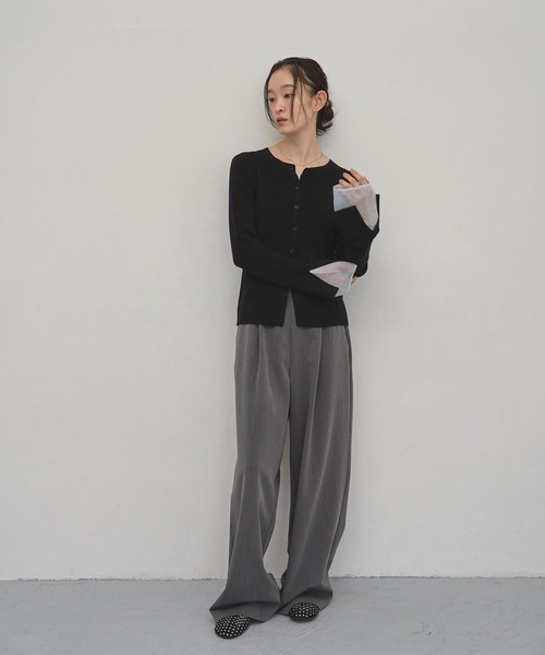 model：H163 着用サイズ：F