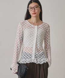 レース2wayカーディガン