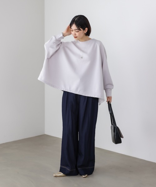 Bou Jeloud(ブージュルード)の「ダンボールワイドシルエットプルオーバー(その他トップス・レディース・ピンク/ブラック/ホワイト系その他・FREE)」の5枚目の写真