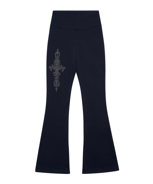 GRAVER（グレーバー）の「レディース SIM CROSS ブーツカットパンツ_2color（スウェットパンツ・レディース・ネイビー/ブラック・FREE）」の6枚目の写真