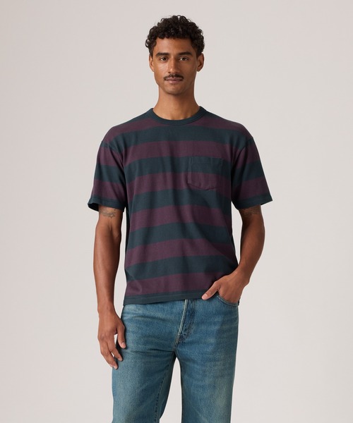 Levi's(リーバイス)の「Levi's/リーバイス LEVI'S(R) VINTAGE CLOTHING 1960'S カジュアル Tシャツ(Tシャツ/カットソー・メンズ・パープル・XL/S/M/L)」の10枚目の写真