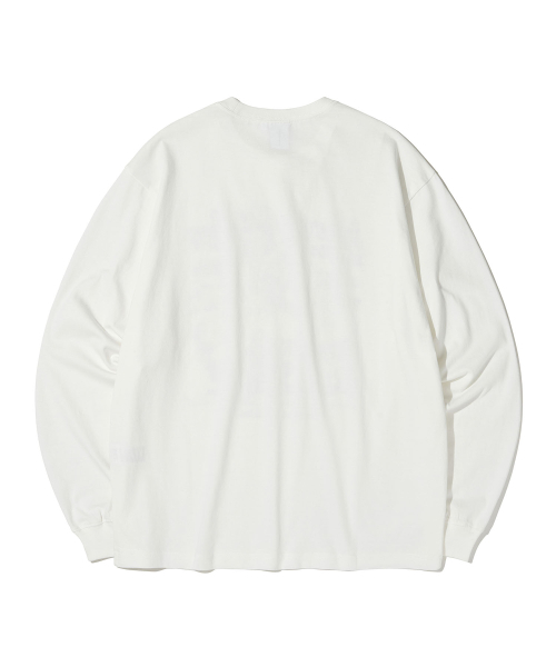 URBANDTYPE（アーバンディタイプ）の「スカイ ドッグ ロングスリーブTシャツ_ホワイト（Tシャツ/カットソー・レディース・その他・LARGE/X-LARGE/SMALL/MEDIUM）」の2枚目の写真