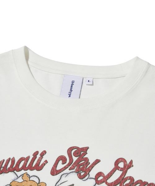 URBANDTYPE（アーバンディタイプ）の「スカイ ドッグ ロングスリーブTシャツ_ホワイト（Tシャツ/カットソー・レディース・その他・LARGE/X-LARGE/SMALL/MEDIUM）」の3枚目の写真