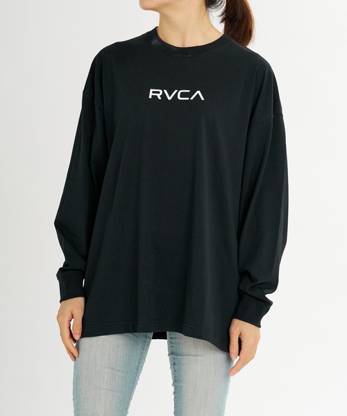 RVCA（ルーカ）の「RVCA ウィメンズ VA BOX LOGO LS TEE ロンT 【2026年秋冬モデル】/ルーカUVカットストラッチドライ長袖ロンT（Tシャツ/カットソー・レディース・ホワイト/ブラック/グレー/ヘザーグレー/ブラック系その他2・LARGE/MEDIUM/SMALL）」の14枚目の写真