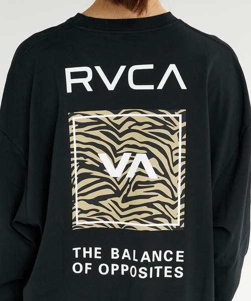 RVCA（ルーカ）の「RVCA ウィメンズ VA BOX LOGO LS TEE ロンT 【2026年秋冬モデル】/ルーカUVカットストラッチドライ長袖ロンT（Tシャツ/カットソー・レディース・ホワイト/ブラック/グレー/ヘザーグレー/ブラック系その他2・LARGE/MEDIUM/SMALL）」の16枚目の写真