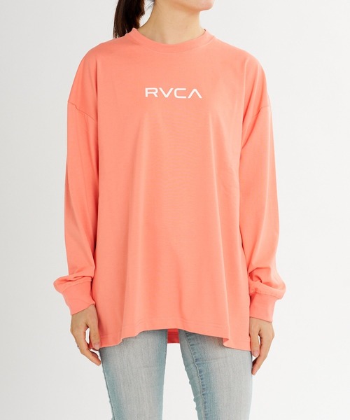 RVCA（ルーカ）の「RVCA ウィメンズ VA BOX LOGO LS TEE ロンT 【2026年秋冬モデル】/ルーカUVカットストラッチドライ長袖ロンT（Tシャツ/カットソー・レディース・ホワイト/ブラック/グレー/ヘザーグレー/ブラック系その他2・LARGE/MEDIUM/SMALL）」の18枚目の写真