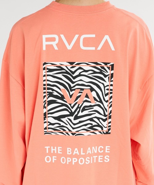RVCA（ルーカ）の「RVCA ウィメンズ VA BOX LOGO LS TEE ロンT 【2026年秋冬モデル】/ルーカUVカットストラッチドライ長袖ロンT（Tシャツ/カットソー・レディース・ホワイト/ブラック/グレー/ヘザーグレー/ブラック系その他2・LARGE/MEDIUM/SMALL）」の19枚目の写真