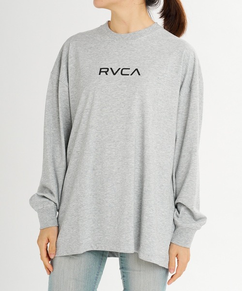 RVCA（ルーカ）の「RVCA ウィメンズ VA BOX LOGO LS TEE ロンT 【2026年秋冬モデル】/ルーカUVカットストラッチドライ長袖ロンT（Tシャツ/カットソー・レディース・ホワイト/ブラック/グレー/ヘザーグレー/ブラック系その他2・LARGE/MEDIUM/SMALL）」の20枚目の写真