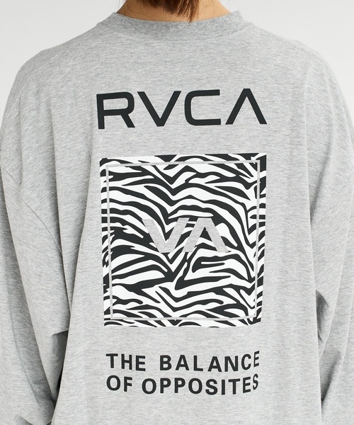 RVCA（ルーカ）の「RVCA ウィメンズ VA BOX LOGO LS TEE ロンT 【2026年秋冬モデル】/ルーカUVカットストラッチドライ長袖ロンT（Tシャツ/カットソー・レディース・ホワイト/ブラック/グレー/ヘザーグレー/ブラック系その他2・LARGE/MEDIUM/SMALL）」の21枚目の写真