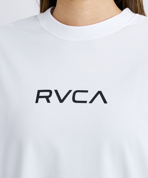 RVCA（ルーカ）の「RVCA ウィメンズ VA BOX LOGO LS TEE ロンT 【2026年秋冬モデル】/ルーカUVカットストラッチドライ長袖ロンT（Tシャツ/カットソー・レディース・ホワイト/ブラック/グレー/ヘザーグレー/ブラック系その他2・LARGE/MEDIUM/SMALL）」の11枚目の写真
