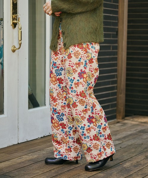 GEORGE'S（ジョージズ）の「ゴブランフラワーパンツ（その他パンツ・レディース・アイボリー/レッド・SMALL/MEDIUM）」の11枚目の写真