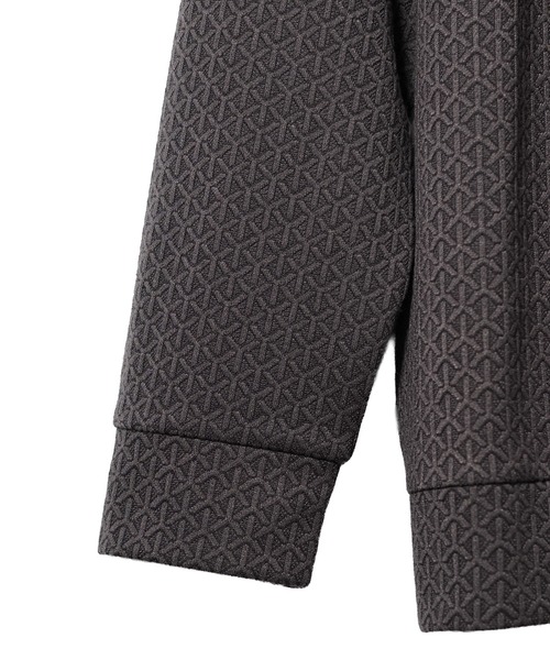 SOMEDIFF(サムディフ)の「【SOMEDIFF】トータスシェルパターン長袖ポロシャツ メンズ 秋服(ポロシャツ・メンズ・ホワイト/チャコール・XL/XXL/M/L)」の16枚目の写真