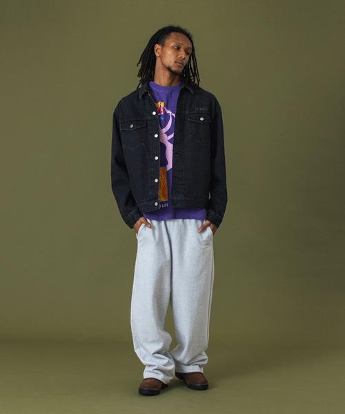 XLARGE(エクストララージ)の「SLANTED OG SWEAT PANTS(スウェットパンツ・メンズ・ブラック/アッシュ・XL/S/M/L)」の15枚目の写真