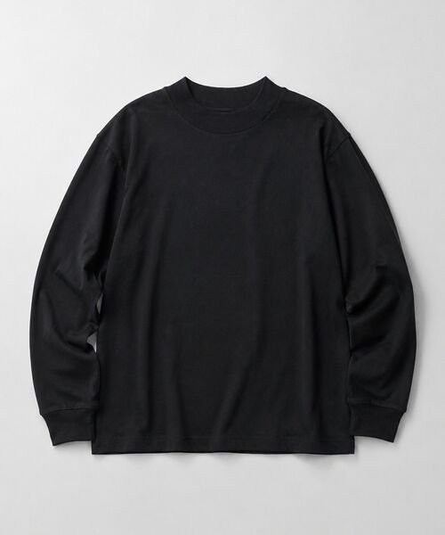 CRAFT STANDARD BOUTIQUE(クラフトスタンダードブティック)の「モックネックロンTEE(Tシャツ/カットソー・メンズ・ホワイト/ブラック・M/L)」の2枚目の写真