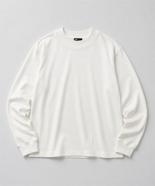 CRAFT STANDARD BOUTIQUE(クラフトスタンダードブティック)の「モックネックロンTEE(Tシャツ/カットソー・メンズ・ホワイト/ブラック・M/L)」の3枚目の写真
