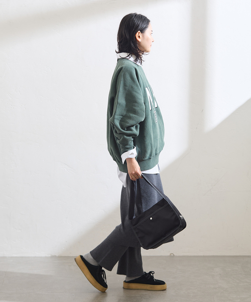 Champion(チャンピオン)の「【CHAMPION/チャンピオン】 for JS RW 11.5oz ワッペンツキスウェット(スウェット・レディース・チャコールグレー/ネイビー/ブラウン/グリーン・LARGE)」の18枚目の写真