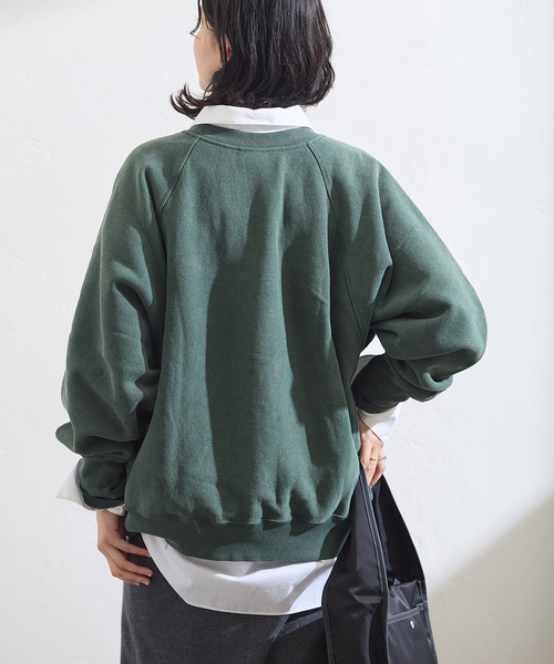 Champion(チャンピオン)の「【CHAMPION/チャンピオン】 for JS RW 11.5oz ワッペンツキスウェット(スウェット・レディース・チャコールグレー/ネイビー/ブラウン/グリーン・LARGE)」の19枚目の写真