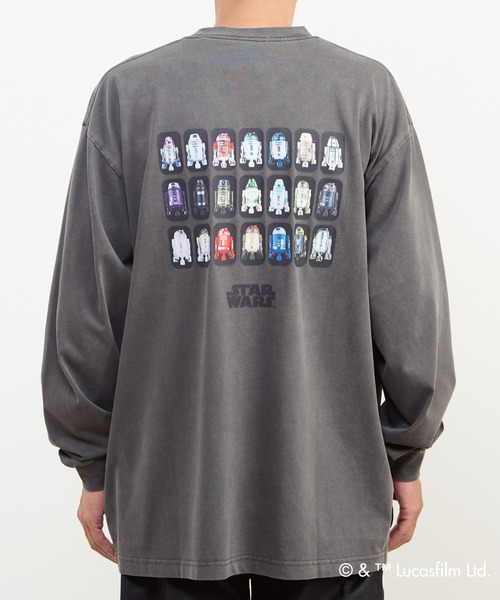 MASTER FRAME(マスターフレーム )の「MASTER FRAME / STARWARS / アストロメックロイドTシャツ(Tシャツ/カットソー・メンズ・ホワイト/チャコールグレー・1/3/4)」の10枚目の写真