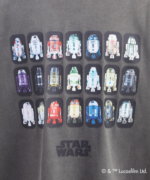 MASTER FRAME(マスターフレーム )の「MASTER FRAME / STARWARS / アストロメックロイドTシャツ(Tシャツ/カットソー・メンズ・ホワイト/チャコールグレー・1/3/4)」の5枚目の写真