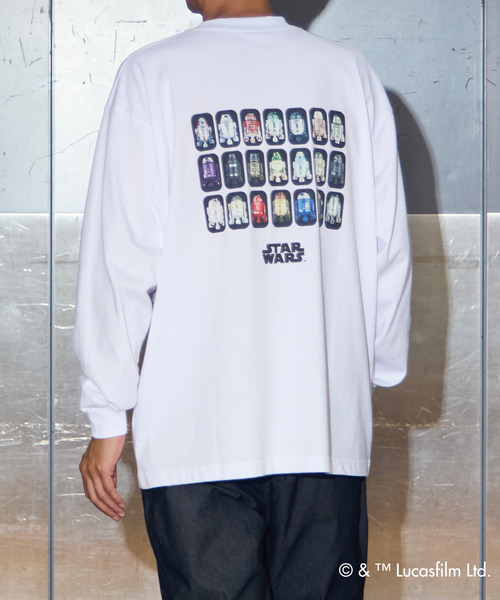 MASTER FRAME(マスターフレーム )の「MASTER FRAME / STARWARS / アストロメックロイドTシャツ(Tシャツ/カットソー・メンズ・ホワイト/チャコールグレー・1/3/4)」の15枚目の写真
