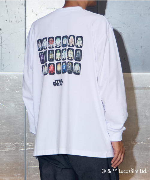 MASTER FRAME(マスターフレーム )の「MASTER FRAME / STARWARS / アストロメックロイドTシャツ(Tシャツ/カットソー・メンズ・ホワイト/チャコールグレー・1/3/4)」の14枚目の写真