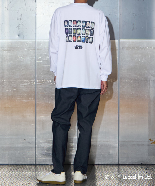 MASTER FRAME(マスターフレーム )の「MASTER FRAME / STARWARS / アストロメックロイドTシャツ(Tシャツ/カットソー・メンズ・ホワイト/チャコールグレー・1/3/4)」の4枚目の写真