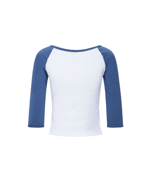 PLEASENOFOLLOW（プリーズノーフォロー）の「Solene Basic Raglan Long Sleeve Top (White)（Tシャツ/カットソー・レディース・その他・FREE）」の2枚目の写真