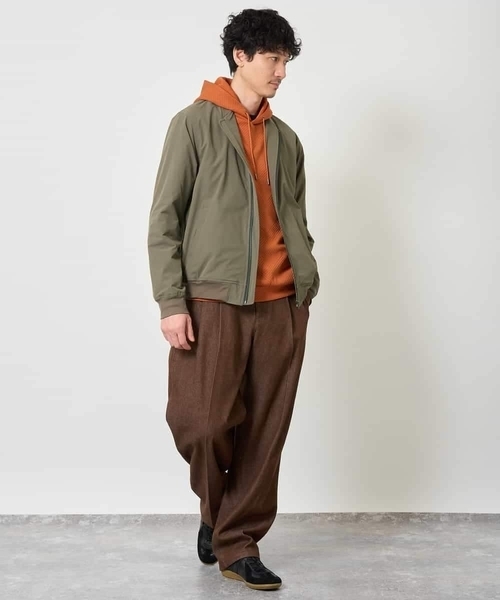 a.v.v(アーヴェヴェ)の「【洗濯機で洗える】ワンタックデニムスラックス(デニムパンツ・メンズ・ブラック/ブラウン・48)」の17枚目の写真